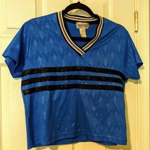 Vintage soccer crop shirt Size Large